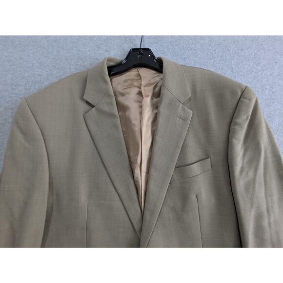 Ralph Ralph Lauren Dillard's Blazer‎ Men Size 44R Beige 100% Wool Sport Coat - Picture 4 of 15